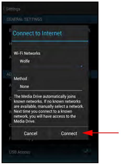 SANDISK COMMECT WIRELESS MEDIA DRIVE - Connecting - 3
