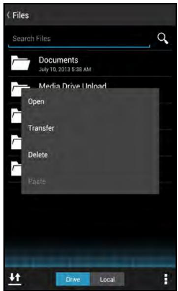 SANDISK COMMECT WIRELESS MEDIA DRIVE - Displaying the Basic Menu Options - 4