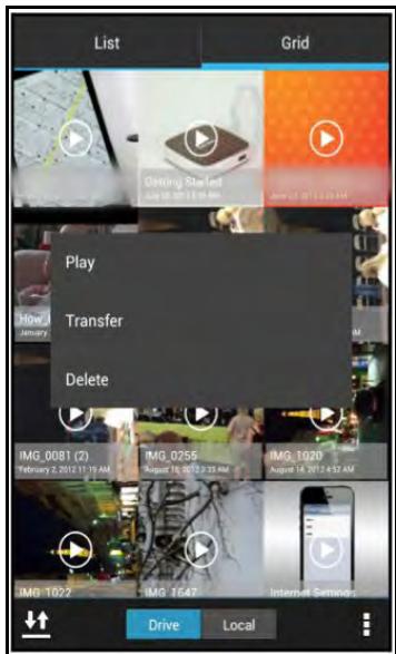SANDISK COMMECT WIRELESS MEDIA DRIVE - Displaying the Basic Menu Options - 2