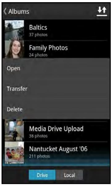 SANDISK COMMECT WIRELESS MEDIA DRIVE - Displaying the Basic Menu Options - 1
