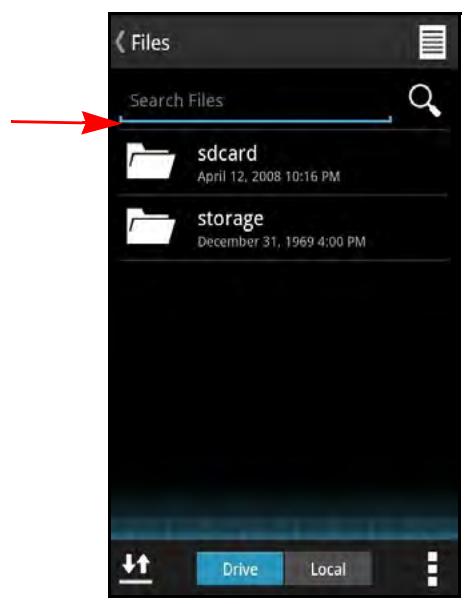 SANDISK COMMECT WIRELESS MEDIA DRIVE - Searching Files - 1