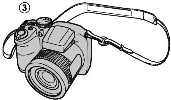 FUJIFILM S4600+HOUSSE+SD 8GO - Fixation de la dragonne - 3