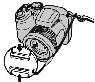 FUJIFILM S4600+HOUSSE+SD 8GO - Le capuchon d'objectif - 1