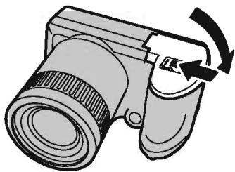 FUJIFILM S4600+HOUSSE+SD 8GO - Fermez le couvercle du compartment des piles. - 1