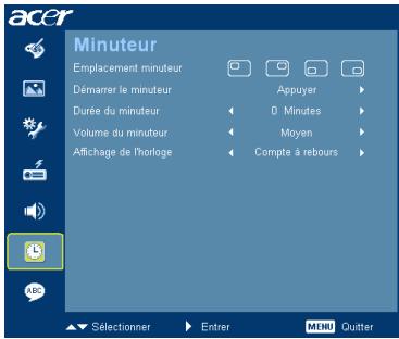 ACER H5360BD - Minuteur - 1