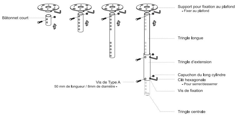 ACER H5360BD - Installation au plafond - 4