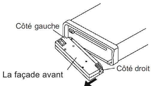 TAKARA CDU 1553 - Comment installer la façade avant - 1