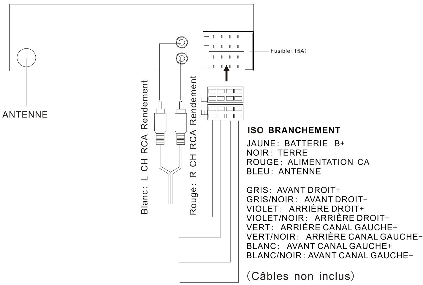 TAKARA CDU 1553 - CONNECTEUR ISO - 1