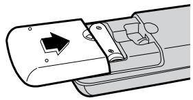 SAMSUNG HT-TP 33 NO/ARG - Insérez les piles de la télécommande - 3