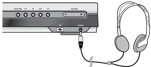 SAMSUNG HT-TP 33 NO/ARG - Utiliser des écouteurs - 1