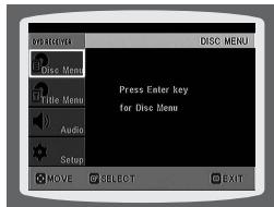 SAMSUNG HT-TP 33 NO/ARG - Utilisation du menu du disque - 3