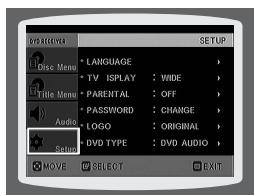 SAMSUNG HT-TP 33 NO/ARG - Configuration de la langue - 3