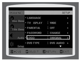 SAMSUNG HT-TP 33 NO/ARG - Pour sélectionner l'un des trois papiers peints que vous avez créé - 3