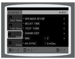 SAMSUNG HT-TP 33 NO/ARG - Configuration du temps de retard - 3