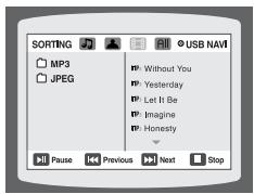 SAMSUNG HT-TP 33 NO/ARG - Lecture de fichiers multimédia à l'aide de la fonction USB HOST (HOTE USB) - 2