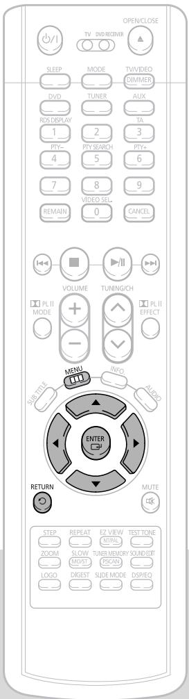 SAMSUNG HT-TP 33 NO/ARG - Configuration de la langue - 1