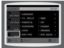 SAMSUNG HT-TP 33 NO/ARG - Configuration du mot de passer - 3