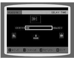SAMSUNG HT-TP 33 NO/ARG - Configuration du temps de retard - 6