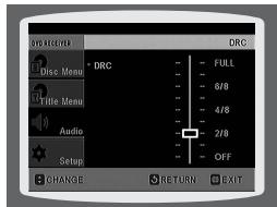 SAMSUNG HT-TP 33 NO/ARG - Configuration de la compression DRC (Compression de la plage dynamique) - 5