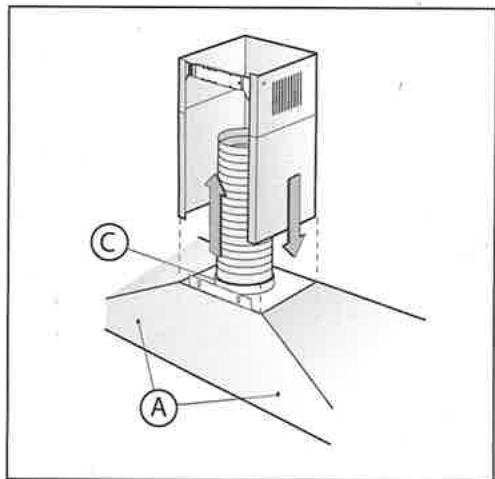 STOVES HOTTE 60 INOX - Installation - 5