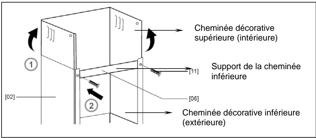 STOVES HOTTE 60 INOX - Pour la cheminée de la hotte - 6