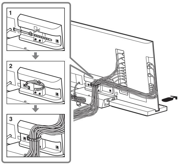 SONY SU-B460S - Installez le téléviseur sur le support TV. - 4