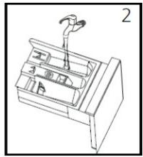 THOMSON Lave_linge_hublot_TW1412 - Nettoyage du tiroir à lessive - 2