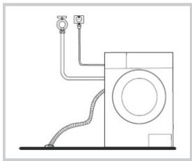 THOMSON Lave_linge_hublot_TW1412 - Evacuation de l'eau - 1