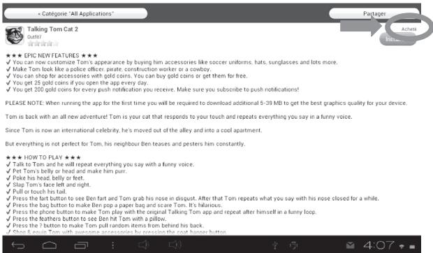 LEXIBOOK TABL.ADVANCE2 - - Retrouver les applications achetées - 1