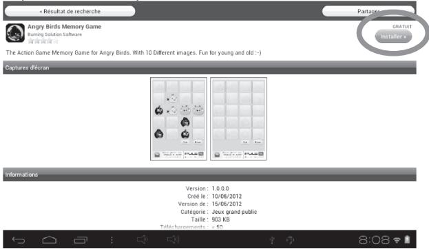 LEXIBOOK TABL.ADVANCE2 - Clique sur « Installer » pour lancer l'installation. - 1
