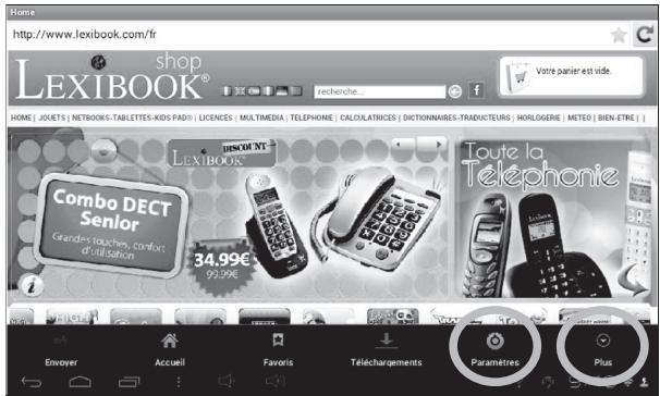 LEXIBOOK TABL.ADVANCE2 - Le navigateur Internet Lexibook® Protect - 4