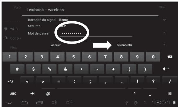 LEXIBOOK TABL.ADVANCE2 - Activer la fonction Wi-Fi de la tablette - 4