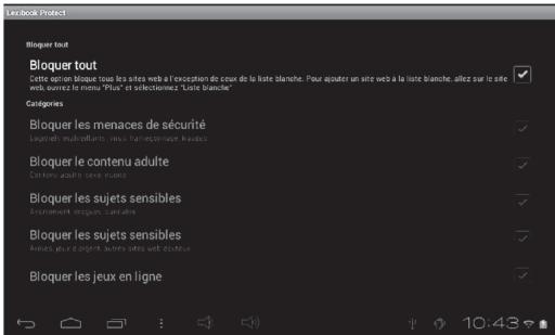 LEXIBOOK TABL.ADVANCE2 - Le navigateur Internet Lexibook® Protect - 5