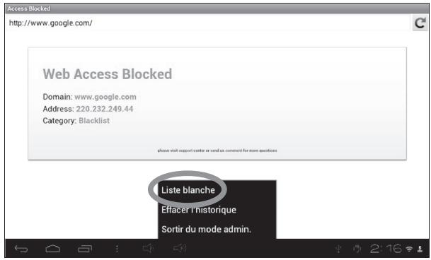LEXIBOOK TABL.ADVANCE2 - Le navigateur Internet Lexibook® Protect - 10