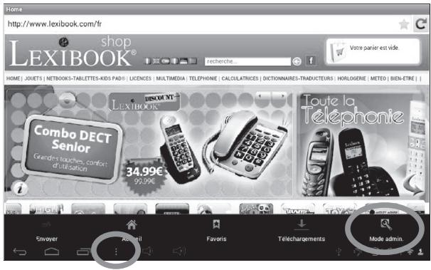 LEXIBOOK TABL.ADVANCE2 - Le navigateur Internet Lexibook® Protect - 1