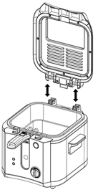 BRANDT FRi25RcobDic - a) Nettoyage de la friteuse - 2