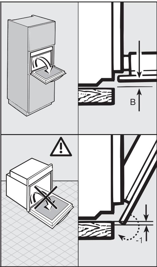 DARTY H5240BPNOIR - Dimensions détaillées de la façade - 2