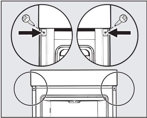 DARTY H5240BPNOIR - Dimensions détaillées de la façade - 3