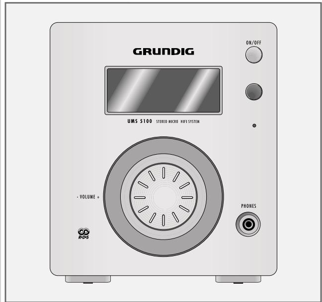 GRUNDIG UMS 5100 - Éléments de commande de la chaîne stéreo - 1