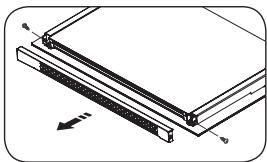 SAMSUNG NV66F2723BS - RETRAIT DES VITRES DE LA PORTE - 1
