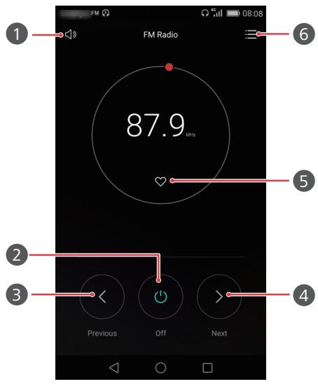 HUAWEI GX8 - Écouter la radio FM - 1