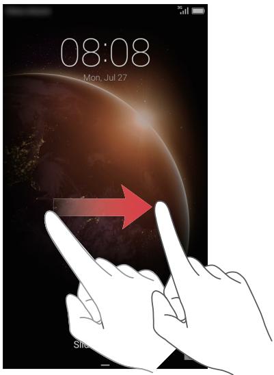 HUAWEI GX8 - Déverrouiller l'écran - 1