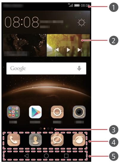 HUAWEI GX8 - Écran d'accueil - 1