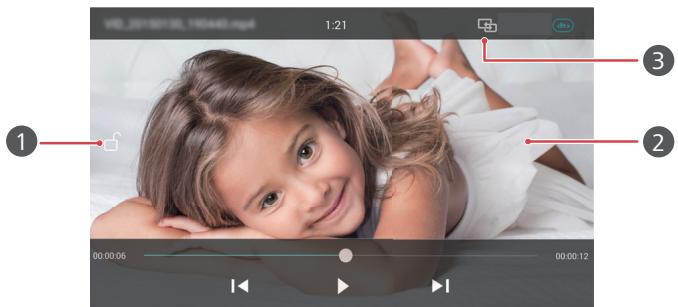 HUAWEI GX8 - Visionner une video - 1