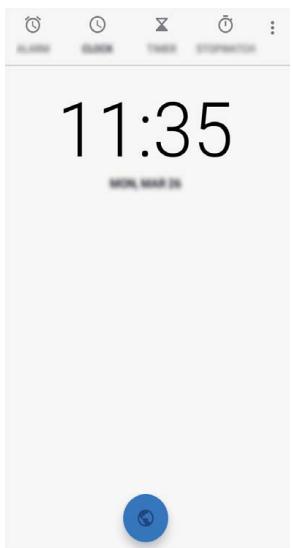 HONOR 7S OR 1660 - Utiliser l'application Horloge - 1