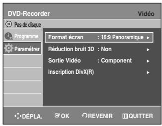 SAMSUNG AK68-01003B-00 - Configuration des options Sortie Video - 3