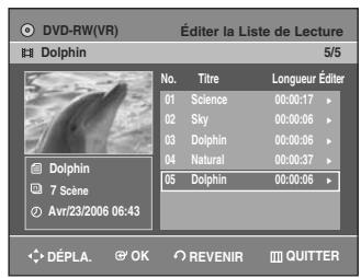SAMSUNG AK68-01003B-00 - Utilisation de la touche PLAY LIST - 4