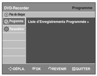 SAMSUNG AK68-01003B-00 - Appuyez sur le bouton MENU, appareil en mode Arrêt/Pas de disque. - 1