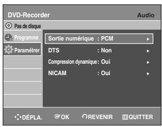 SAMSUNG AK68-01003B-00 - Configuration des options audio - 3