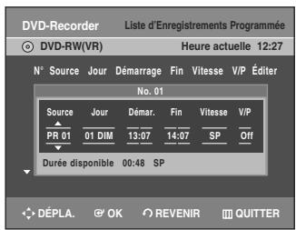 SAMSUNG AK68-01003B-00 - Appuyez sur les touches ▲▼ pour sélectionner Éditer, puis appuyez sur la touche OK. - 1